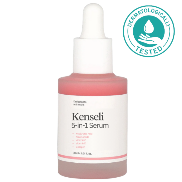 Kenseli 5 In 1 Face Serum (with Vitamin C & Hyaluronic Acid)